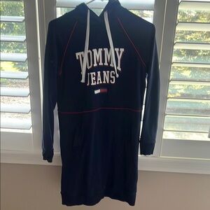 Tommy Hilfiger Navy Hoodie Dress